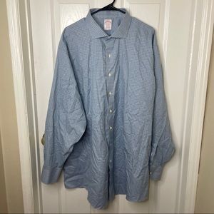 Brooks Brothers Button Up Dress Shirt Size 2X, 19 Neck 37 Sleeve